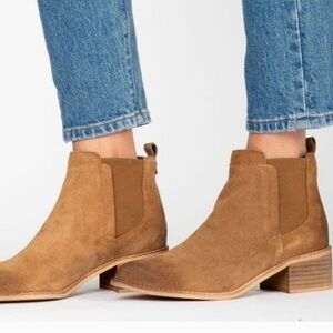 Crevo Maeva chestnut suede wood boots